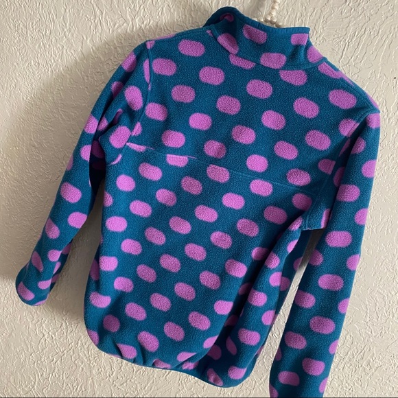 Girl’s Patagonia synchilla Pullover polkadot XL - Picture 2 of 7